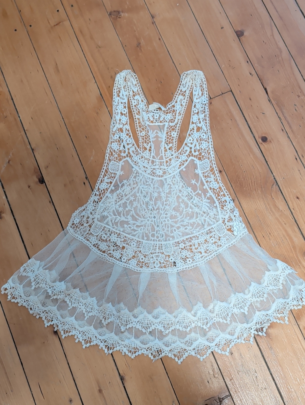 Rebellion Ivory Lace Racerback
